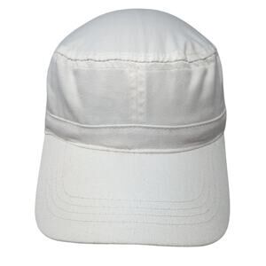 Imagins Cadet Army Cap White One Size Adjustable Blank Polyester Blend